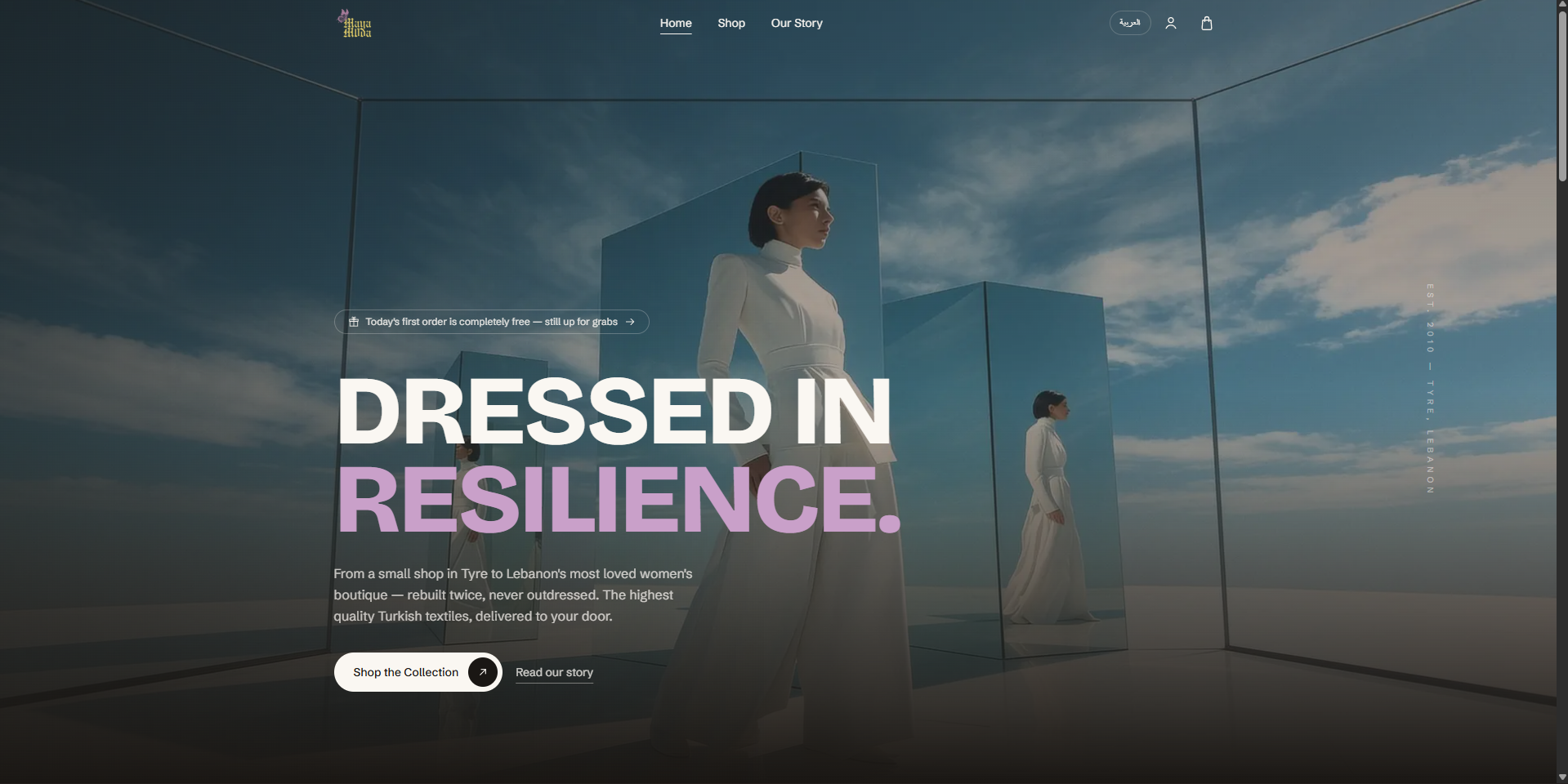 Maya Moda website preview